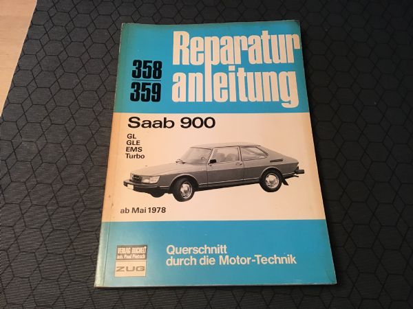 Saab 900 bog  1978  